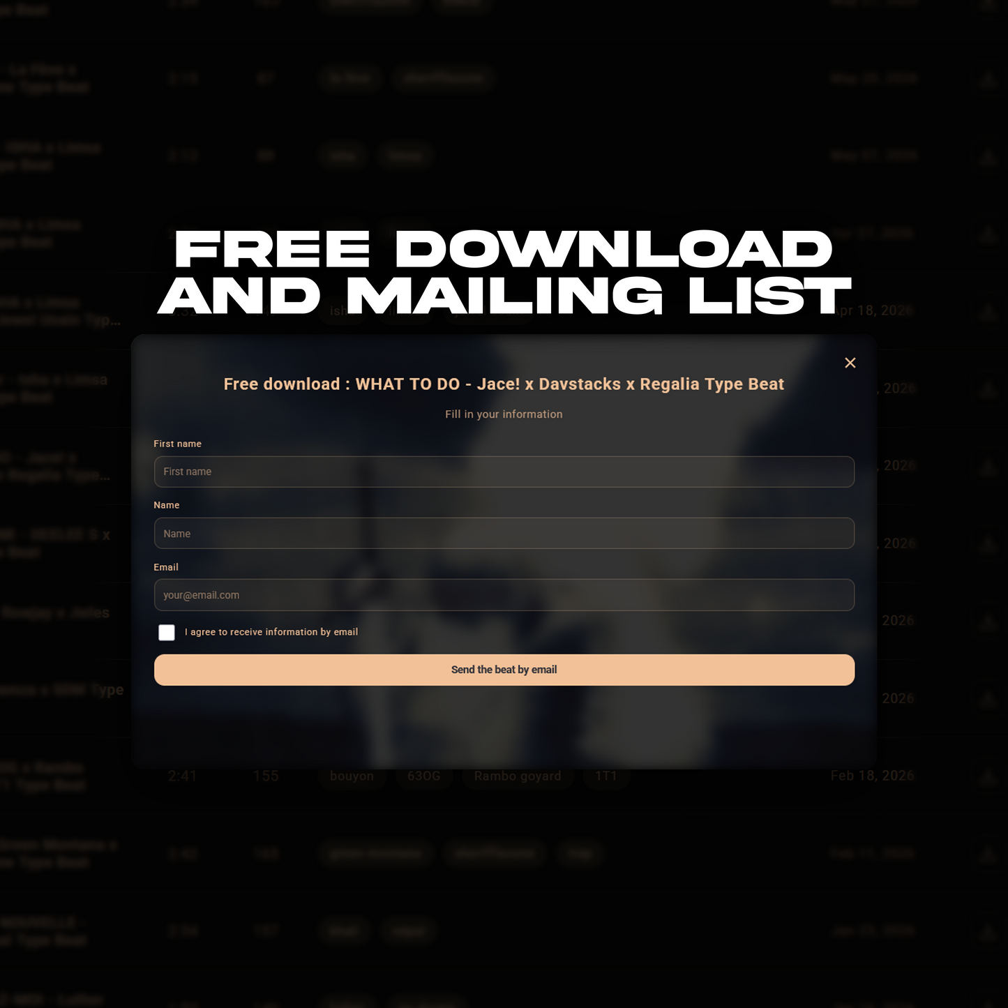 SKT BEAT TEMPLATE for Shopify